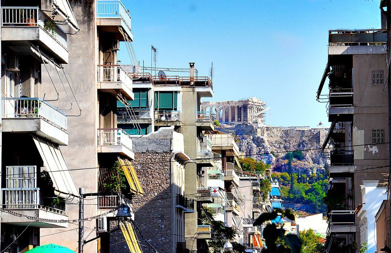 Urban Art Experience With Acropolis View Apartment Athens Exterior photo
